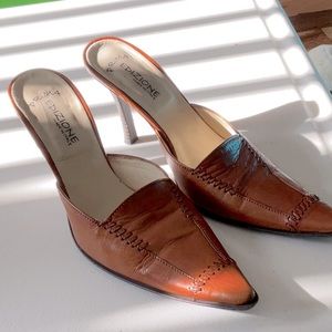 Gorgeous Italy Leather Heels 7